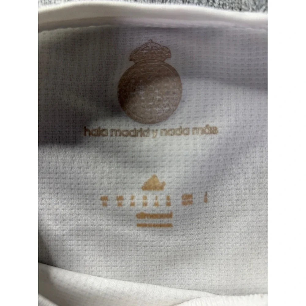 adidas Fly Emirates Jersey White with Black Details Short Sleeve Climacool